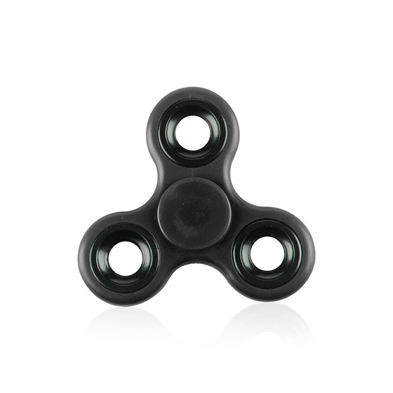 Black Fidget Spinner With Hoops